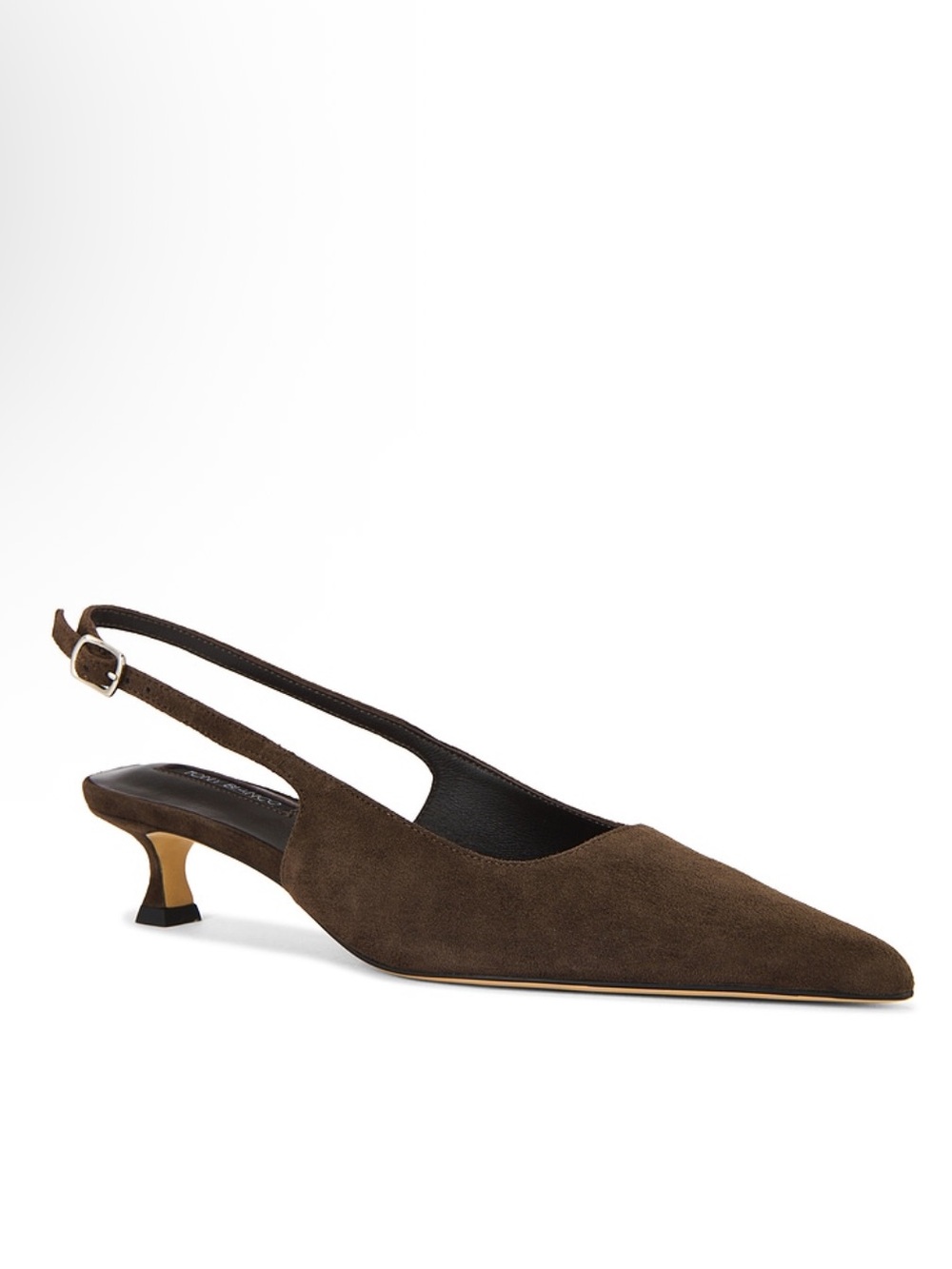 Tony Bianco Cush Slingback Pump in Espresso Suede Sz 7.5